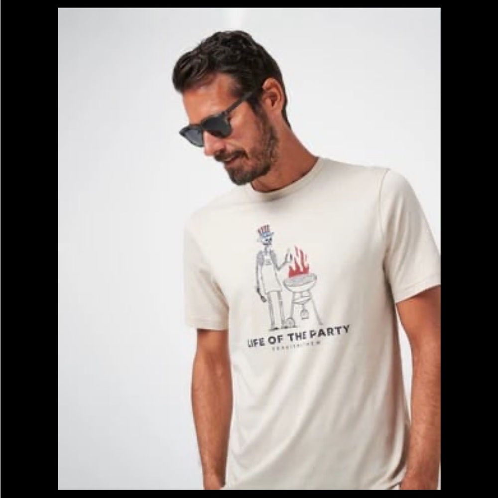 Travis Mathew Grill and Thrill TShirt. Size Medium (NWTS)